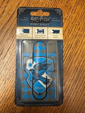 Warner Bros. Harry Potter Ravenclaw Phone Wallet & Stand - Blue/Black